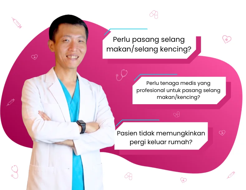 Jasa Pemasangan Selang NGT (Sonde) & Kateter Urine – Jakarta
