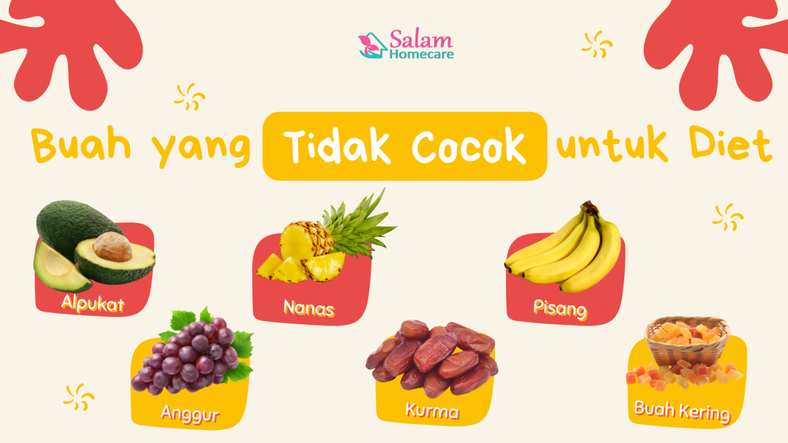 Daftar Buah Buahan Yang Baik Dan Buruk Untuk Diet Salam Homecare